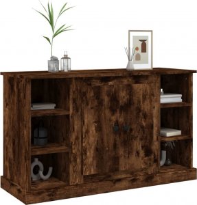 vidaXL Szafka, przydymiony dąb, 100x35,5x60cm 4