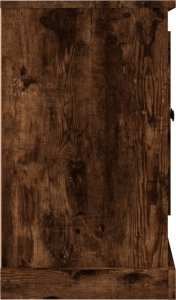 vidaXL Szafka, przydymiony dąb, 100x35,5x60cm 7