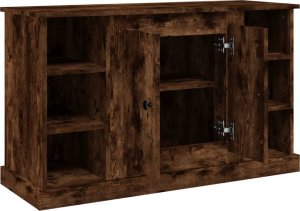 vidaXL Szafka, przydymiony dąb, 100x35,5x60cm 8