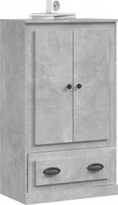 vidaXL Kredens, szarość betonu, 60x35,5x103,5 cm 4