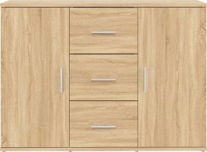 vidaXL Szafka, dąb sonoma, 91x29,5x65 cm 6