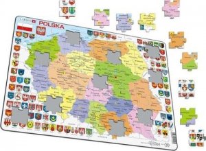 Larsen Układanka Mapa Polska polityczna Maxi 1