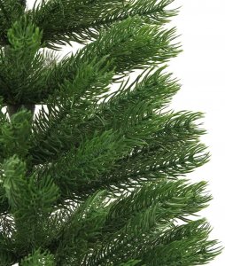 vidaXL smukła choinka ze stojakiem 150 cm PE 5