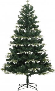 vidaXL Sztuczna choinka zawiasowa 180 cm 2