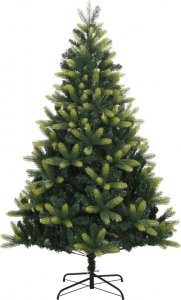 vidaXL Sztuczna choinka zawiasowa ze stojakiem, 120 cm 2
