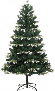 vidaXL Sztuczna choinka zawiasowa 240 cm 2
