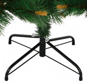 vidaXL Sztuczna choinka zawiasowa ze stojakiem, 210 cm 6