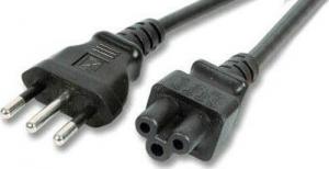 Kabel zasilający MicroConnect Wtyk włoski - C5, 3m (PE100830) 1