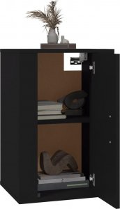 vidaXL Wiszące szafki telewizyjne, 2 szt., czarne, 40x34,5x60 cm 3