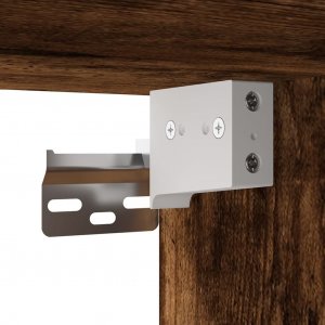 vidaXL Wiszące szafki TV, 2 szt., przydymiony dąb, 40x34,5x60 cm 10