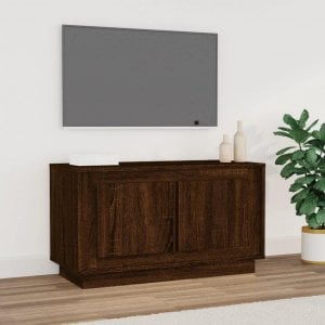 vidaXL Szafka pod telewizor, brązowy dąb, 80x35x45 cm 1