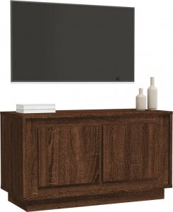 vidaXL Szafka pod telewizor, brązowy dąb, 80x35x45 cm 4