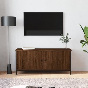 vidaXL Szafka TV, brązowy dąb, 102x35x45 cm, materiał drewnopochodny 1