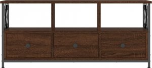vidaXL Szafka pod telewizor, brązowy dąb, 102x33x45 cm 5