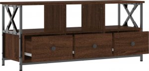 vidaXL Szafka pod telewizor, brązowy dąb, 102x33x45 cm 6