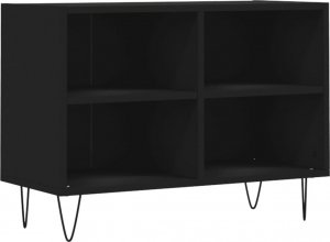 vidaXL Szafka pod TV, czarna, 69,5x30x50 cm 2
