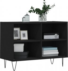 vidaXL Szafka pod TV, czarna, 69,5x30x50 cm 3