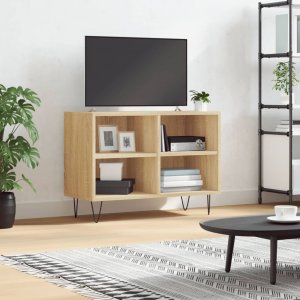 vidaXL Szafka TV, dąb sonoma, 69,5x30x50 cm, materiał drewnopochodny 1