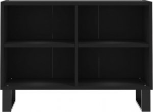 vidaXL Szafka pod TV, czarna, 69,5x30x50 cm 4