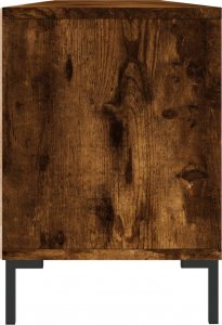 vidaXL Szafka pod TV, przydymiony dąb, 150x30x44,5 cm 7