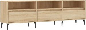 vidaXL Szafka pod TV, dąb sonoma, 150x30x44,5 cm 2