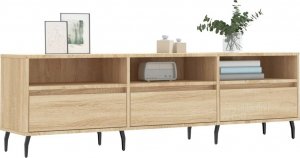 vidaXL Szafka pod TV, dąb sonoma, 150x30x44,5 cm 3