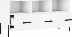 vidaXL Szafka pod TV, biała, 102x36x50 cm 6