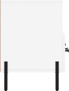 vidaXL Szafka pod TV, biała, 102x36x50 cm 7