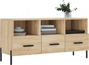 vidaXL Szafka pod telewizor, dąb sonoma, 102x36x50 cm 3