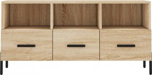 vidaXL Szafka pod telewizor, dąb sonoma, 102x36x50 cm 5