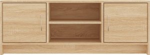 vidaXL Szafka pod telewizor, dąb sonoma, 102x30x37,5 cm 5