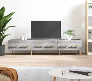 vidaXL Szafka pod telewizor, szary dąb sonoma, 150x36x30 cm 1