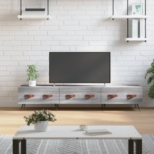 vidaXL Szafka pod telewizor, szary dąb sonoma, 150x36x30 cm 1