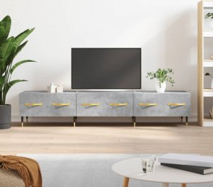 vidaXL Szafka pod TV, szarość betonu, 150x36x30 cm 1