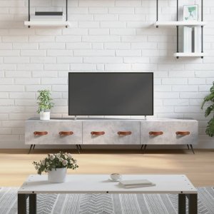 vidaXL Szafka pod TV, szarość betonu, 150x36x30 cm 1