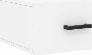 vidaXL Wiszące szafki nocne, 2 szt., białe, 35x35x20 cm 5