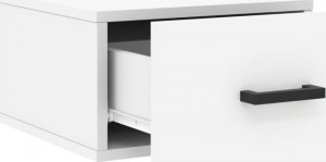 vidaXL Wiszące szafki nocne, 2 szt., białe, 35x35x20 cm 7