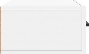 vidaXL Wiszące szafki nocne, 2 szt., białe, 35x35x20 cm 8