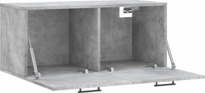 vidaXL Szafka wisząca, szarość betonu, 80x36,5x35 cm 6
