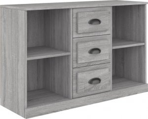 vidaXL Szafka, szary dąb sonoma, 104,5x35,5x67,5 cm 2