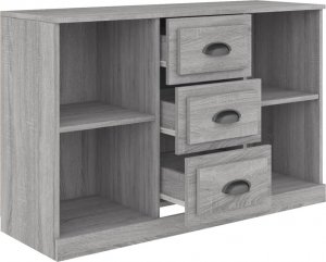 vidaXL Szafka, szary dąb sonoma, 104,5x35,5x67,5 cm 3
