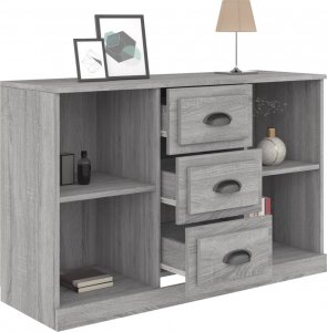 vidaXL Szafka, szary dąb sonoma, 104,5x35,5x67,5 cm 7