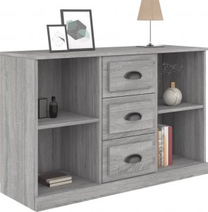 vidaXL Szafka, szary dąb sonoma, 104,5x35,5x67,5 cm 8