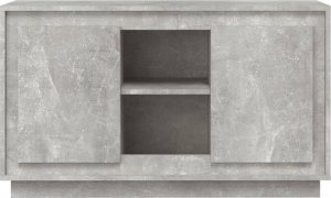 vidaXL Szafka, szarość betonu, 102x35x60 cm, materiał drewnopochodny 5