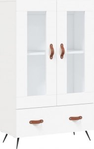 vidaXL Wysoka szafka, biała, 69,5x31x115 cm 2