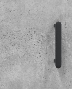 vidaXL Wysoka szafka, szarość betonu, 69,5x31x115 cm 10