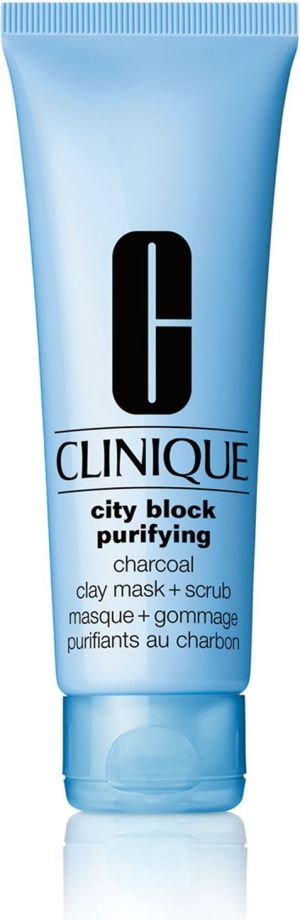 Clinique City Block Purifying Charcoal Clay Mask & Scrub maseczka głęboko oczyszczająca 100ml 1