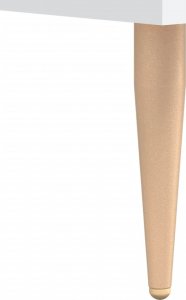 vidaXL Wysoka szafka, biała, 69,5x31x115 cm 11