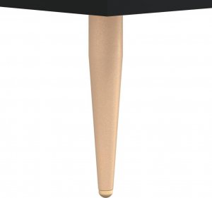 vidaXL Szafka, czarna, 34,5x32,5x90 cm, materiał drewnopochodny 7