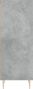 vidaXL Szafka, szarość betonu, 34,5x32,5x90cm, materiał drewnopochodny 5